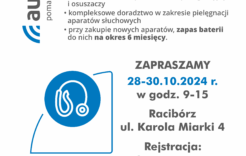 Zaproszenie na bezpłatne badanie słuchu i dobór aparatów słuchowych