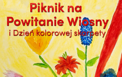 Piknik na powitanie wiosny - plakat