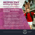 Akcja informacyjno- profilaktyczna „ Lekki tornister”