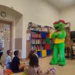 Spotkanie z Żółwiem Franklinem w bibliotece szkolnej