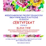 Ogólnopolski Projekt Edukacyjny „Kreatywne Prace Plastyczne”